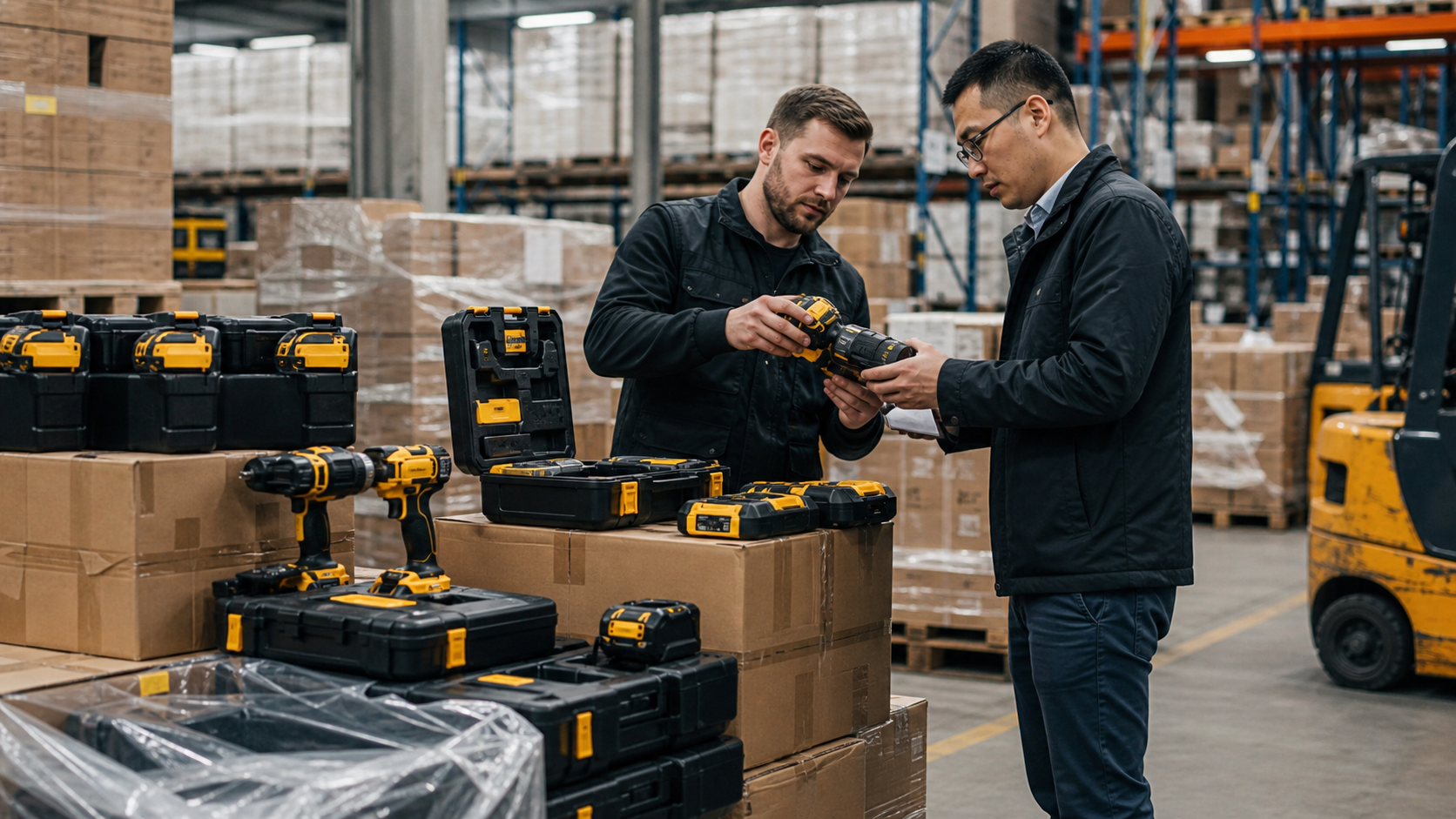 Private label kits in distributor warehouse
